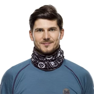 Komin Buff Original Ecostretch Tube Scarf (kolor Czarny, rozmiar One size) - Apaszki i szaliki damskie - miniaturka - grafika 2