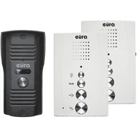 Domofony - Eura-Tech DOMOFON EURA ADP-51A3 DIFESA 1-rodzinny 2 unifony interkom biały A31A251 - miniaturka - grafika 1