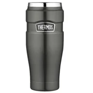 Termosy - Thermos Wodoszczelny termokubek 0,47l metaliczny szary TH-160025 - miniaturka - grafika 1