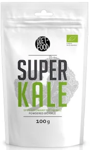 Diet-Food Super Kale Sproszkowany BIO-Jarmuż 100g EKO - Zdrowa żywność - miniaturka - grafika 1