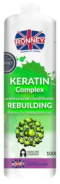 Keratin Complex Ronney Ronney Rebuilding Odżywka odbudowująca do włosów kruchych i cienkich 1000 ml