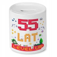 Skarbonki - Skarbonka na Urodziny 55 55te 55-te na Prezent z Nadrukiem ze Zdjęciem - miniaturka - grafika 1