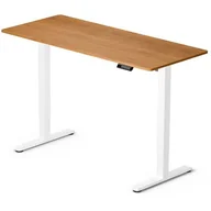 Biurka - Biurko LVN SYSTEM Control Lite 140 LV1718 Biało-brązowy - miniaturka - grafika 1