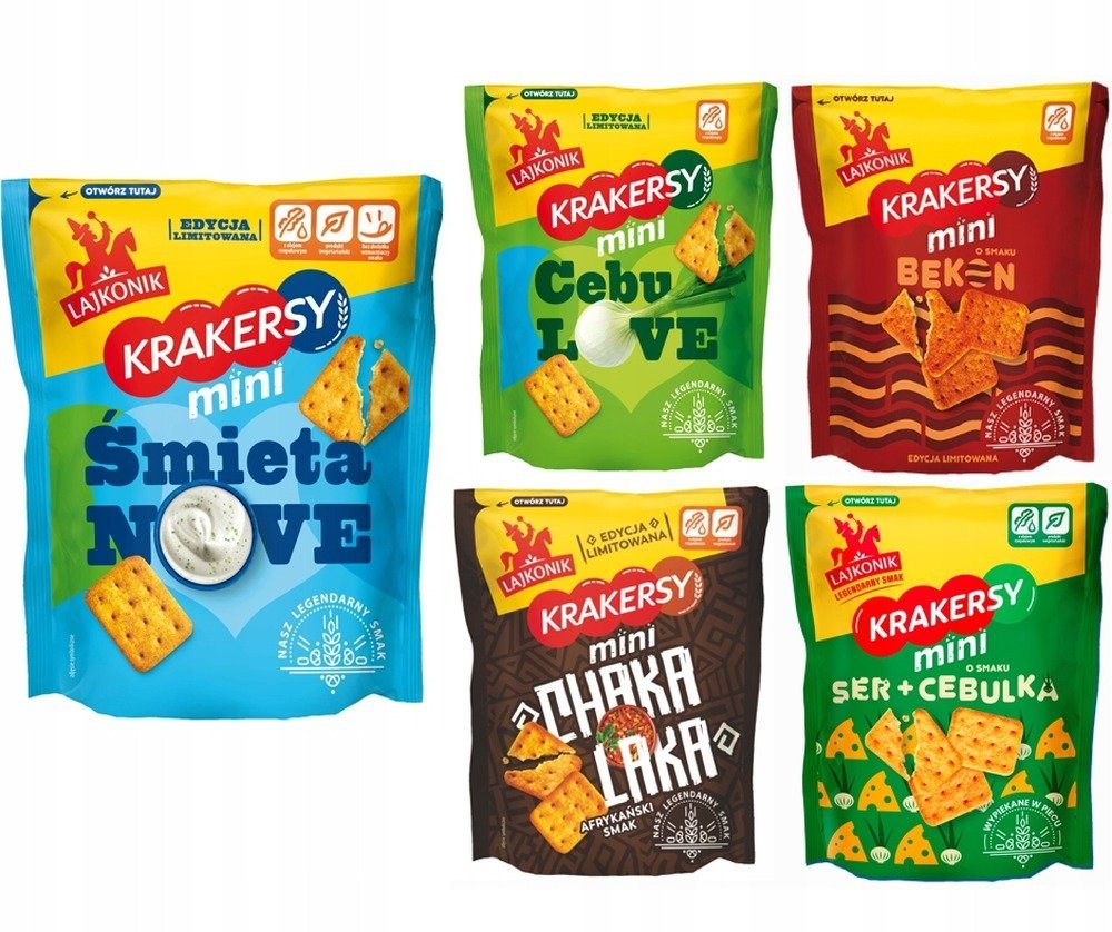 Krakersy Raxi mini solone - chrupiąca przekąska 100g