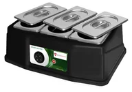 Inne urządzenia gastronomiczne - Resto Quality Podgrzewacz do czekolady 3x0,8 l 0,09 kW 230V 385x265x135 mm RQ09.SC3X0.8L - miniaturka - grafika 1