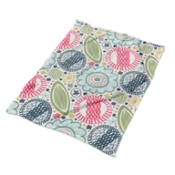 Koce - Koc na fotel łóżko do pokoju Kolorowe kwiaty eko, Fabricsy - miniaturka - grafika 1