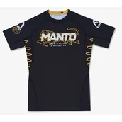 Kimona, stroje i obuwie - MANTO Rashguard Krótki Rękaw WILDCAT Black - miniaturka - grafika 1
