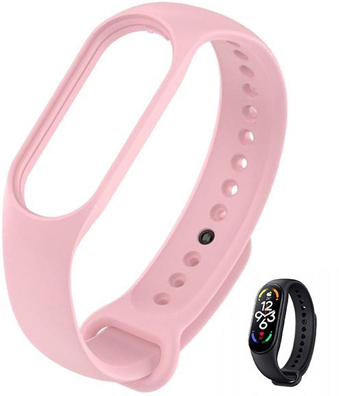 Xiaomi Opaska YunMi do Xiaomi Mi Band 7 / 7 NFC Jasny Różowy