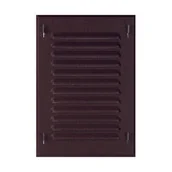 Kratki wentylacyjne - Osłona wentylacyjna 11x14 brąz - miniaturka - grafika 1