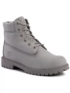 Buty trekkingowe damskie - Timberland Buty 6 Premium Waterproof Boot 72F A172F szary uniseks - grafika 1