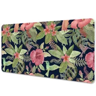 Podkładki na biurko - Mata ochronna na biurko Papuga w dżungli 90x45 cm - miniaturka - grafika 1