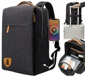 Plecaki - Plecak Podróżny Bagaż Podręczny Wizzair Ryanair Do Samolotu Kabinowy Z Usb - miniaturka - grafika 1