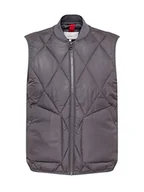 Garnitury - s.Oliver Męska kamizelka bez rękawów, czarna, 3XL - miniaturka - grafika 1