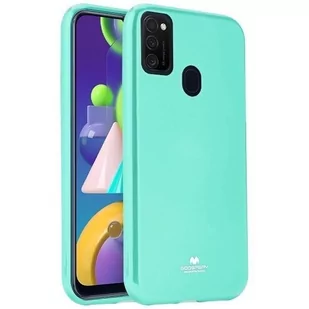 Mercury GOOSPERY Etui SAMSUNG GALAXY M21 Jelly Case silikonowe miętowe - Etui i futerały do telefonów - miniaturka - grafika 2