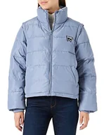 Kurtki damskie - Wrangler Kurtka damska z krótkim rękawem, Stone WASH Blue, X-Small - miniaturka - grafika 1