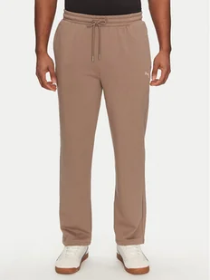 Puma Spodnie dresowe Ess 629651 Brązowy Relaxed Fit - Spodnie sportowe męskie - miniaturka - grafika 1