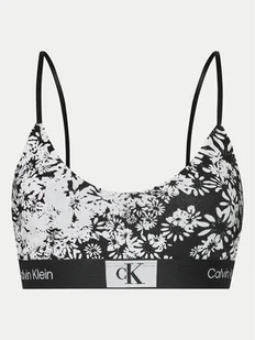 Calvin Klein Underwear Biustonosz top 000QF7216E Czarny - Bielizna sportowa damska - miniaturka - grafika 1