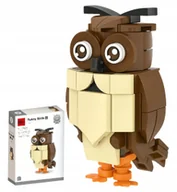 Klocki - MINI KLOCKI KREATYWNE DLA DZIECI PTAK FUNNY BIRDS 3D SOWA 85el 1019A-2 - miniaturka - grafika 1