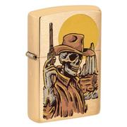 Trafika - Zapalniczka Zippo Wild West Skeleton Benzynowa - miniaturka - grafika 1