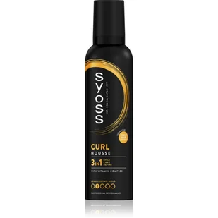 Syoss Curl Control Mousse pianka do włosów kręconych 250ml - Kosmetyki do stylizacji włosów - miniaturka - grafika 1
