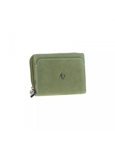 ADAPELL Portfel 10 x 8 cm, zielony RFID, Zielony, Talla única, Casual