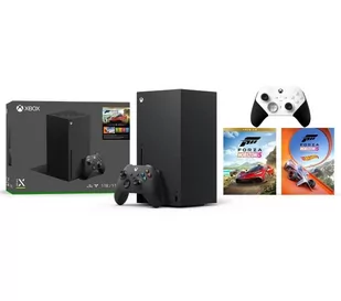 Xbox Series X z napędem 1TB + Forza Horizon 5 Bundle + pad Elite Series 2 Core (biały) - Konsole Xbox - miniaturka - grafika 1