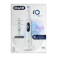 Szczoteczki elektryczne - Oral-B iO 8 Alabaster Biały - miniaturka - grafika 1
