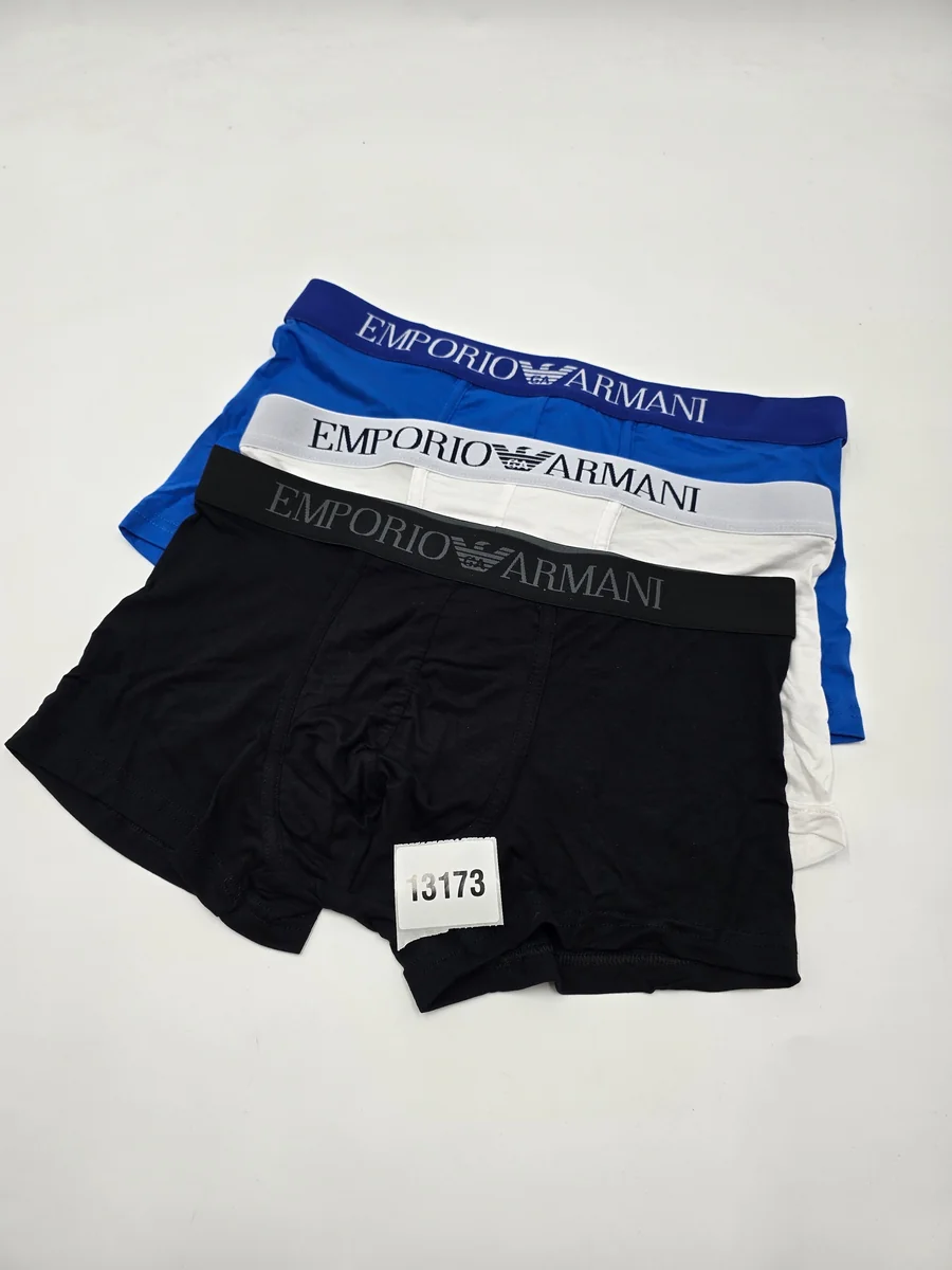 Męskie bokserki EMPORIO ARMANI rozmiar XL trzy pary (13173w22