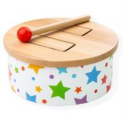 Instrumenty muzyczne dla dzieci - BigJigs, bębenek drewniany - miniaturka - grafika 1