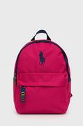 Plecaki szkolne i tornistry - Polo Ralph Lauren plecak dziecięcy kolor różowy duży z aplikacją - miniaturka - grafika 1