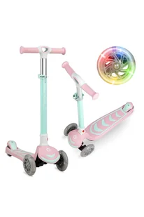 MoMi VIVIO Hulajnoga trójkołowa różowa 3+ - Hulajnogi - miniaturka - grafika 2