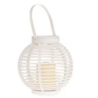 Lampy pozostałe - Dakls Lampion LED 21 x 22 x 22 cm (biały) - miniaturka - grafika 1