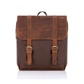 Plecaki - DUŻY MĘSKI PLECAK VINTAGE PAOLO PERUZZI - miniaturka - grafika 1