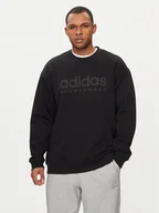 Bluzy męskie - adidas Bluza ALL SZN Fleece Graphic IW1190 Czarny Regular Fit - miniaturka - grafika 1