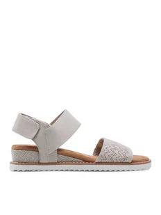 Skechers Sandały BOBS Desert Kiss 31440/OFWT Beżowy - Sandały damskie - miniaturka - grafika 1