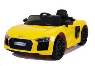 Auto na akumulator Audi R8 Żółty Lakierowane - Pojazdy elektryczne dla dzieci - miniaturka - grafika 4