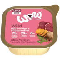 Mokra karma dla psów - Wow Wild - dziczyzna z algami i batatami 150 g - miniaturka - grafika 1