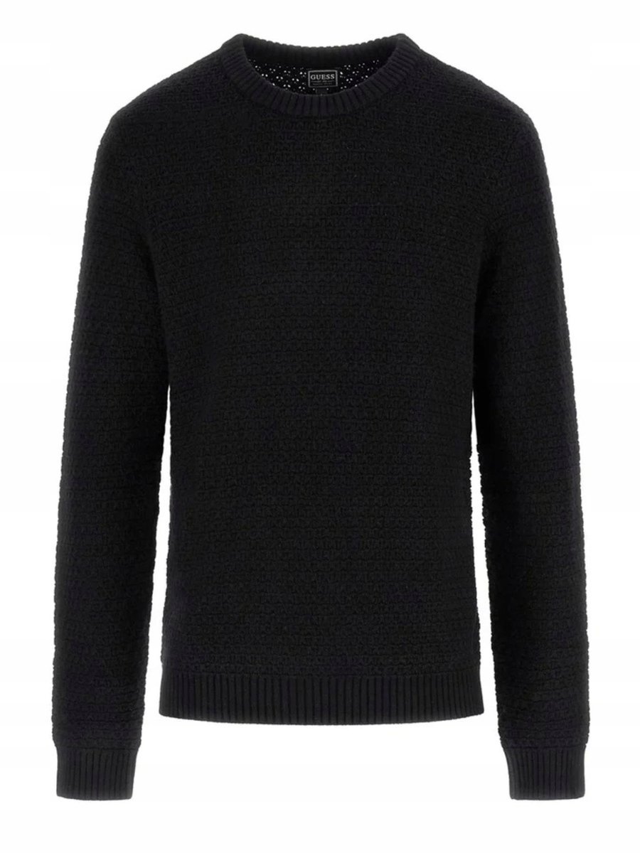 Sweter męski Guess M5BR33 Z2ZK2 CZARNY - L