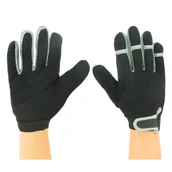 Rękawiczki rowerowe - Rękawiczki rowerowe zimowe na rower VENTURA szare rozmiar XL - miniaturka - grafika 1