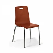 Krzesła - Drewniane krzesło do jadalni BETTY, orzech - miniaturka - grafika 1