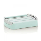 Mydelniczki i dozowniki mydła - Kela MARTA MYDELNICZKA 12,5 X 9,5 CM BŁĘKITNA KE-24390 - miniaturka - grafika 1