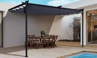 Kratki i pergole - Pergola tarasowa przyścienna SPRINT WALL 4x2,7 Anthracite/Grey - HARDMAISTER - miniaturka - grafika 1