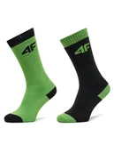 Skarpetki dla dzieci - 4F Zestaw 2 par skarpet narciarskich 4FJWAW24UFSOM145 Kolorowy - miniaturka - grafika 1