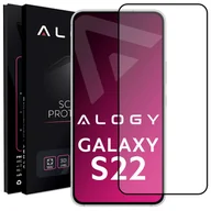 Filtry prywatyzujące - SSzkło hartowane do etui Alogy Full Glue case friendly do Samsung Galaxy S22 Czarne - miniaturka - grafika 1
