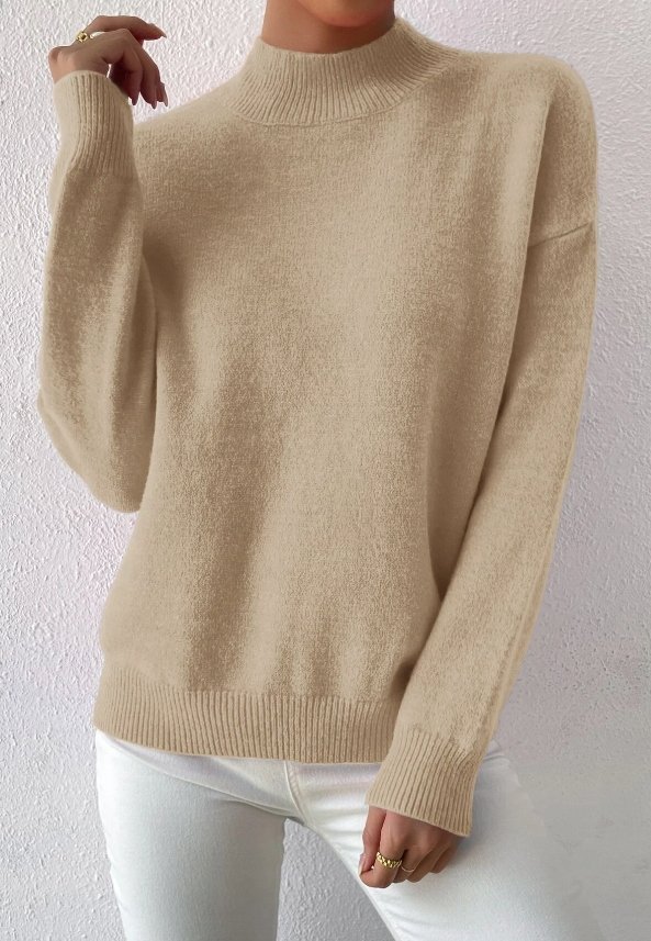 SHEIN SWETER Z DŁUGIM RĘKAWEM NA CO DZIEŃ 36 1M4K