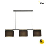 Lampy sufitowe - SLV SPOTLINE Triadem wisząca E27 3x60W czarny/chrom 155870 - miniaturka - grafika 1