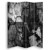 Parawany - Parawan pokojowy FEEBY, Tajemnica szarości, Obrotowy 145x170cm 4-częściowy - miniaturka - grafika 1