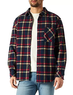Urban Classics Męska koszula Heavy Oversized Checked Shirt Heavy/Red, XXL - Koszule męskie - miniaturka - grafika 1