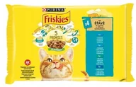 Mokra karma dla kotów - FRISKIES – mokra karma dla kota 4 smaki rybne w sosie 4×85g - miniaturka - grafika 1