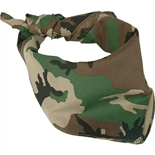 Apaszki i szaliki damskie - Mil-Tec Bandana szalik zimowy Woodland One Size - grafika 1